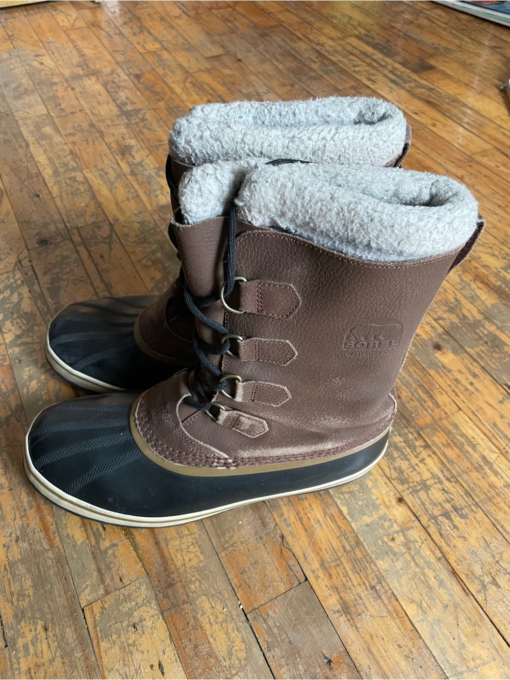 SOREL Brown and Black Winter Boots for men